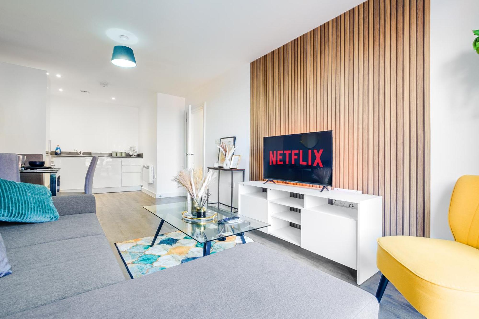 City Centre Emerald Escape - Sleeps-6, 2Beds & 2Baths , Netflix , Free Internet Birmingham Exteriér fotografie