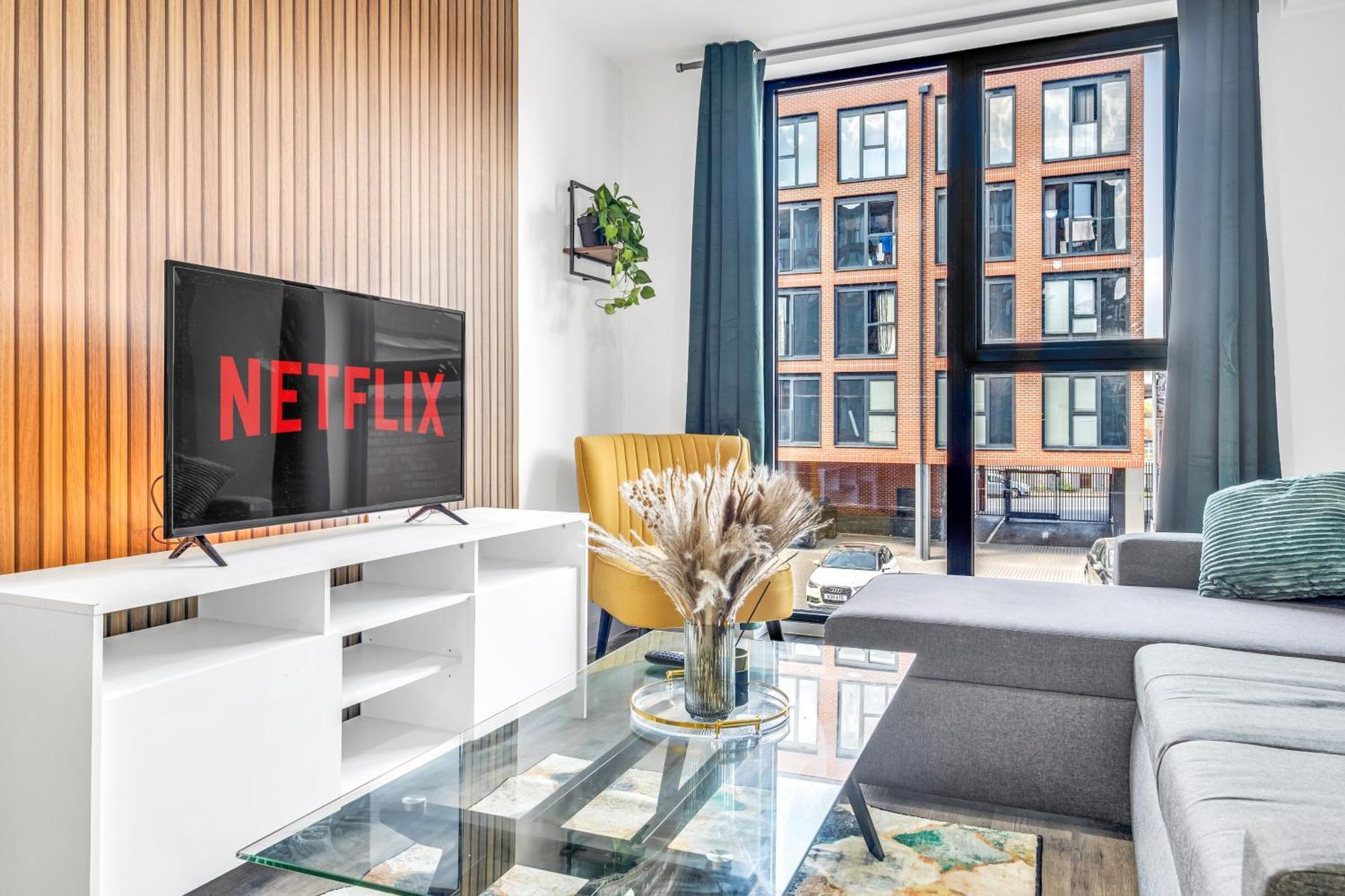 City Centre Emerald Escape - Sleeps-6, 2Beds & 2Baths , Netflix , Free Internet Birmingham Exteriér fotografie